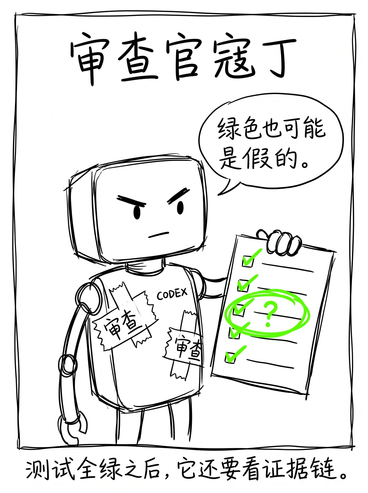 漫画第5格：审查官寇丁｜绿色也可能是假的
